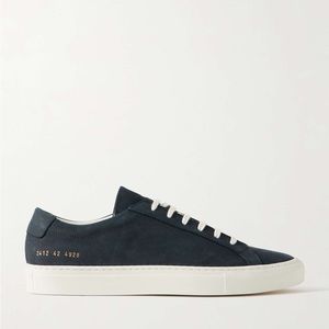 Common Projects Navy Achilles Nubuck Sneakers - Size 44